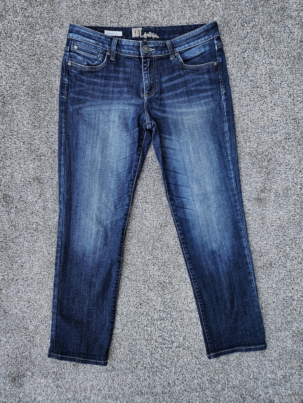 KUT FROM THE KLOTH CATHERINE BOYFRIEND JEANS Straight Leg Women's Size 10